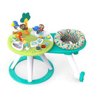 Bright Starts Around We Go 2-in-1 Baby Walker & Activity Table – Tosca