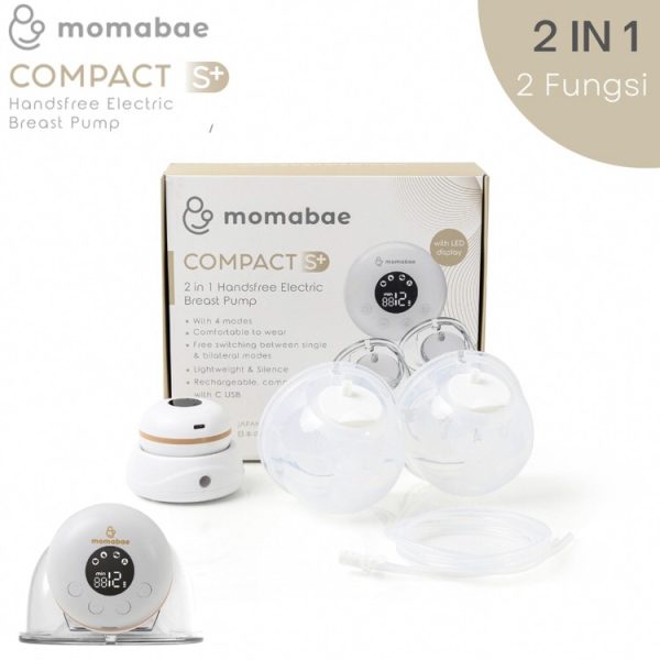 Momabae Compact S+ – 2in1 Handsfree (2pcs Cup)