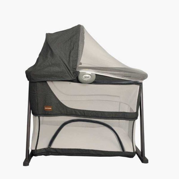 Babydoes Cottage Crib 4in1 Baby Box - Grey
