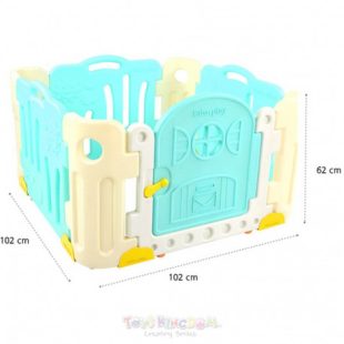EduPlay Good Baby Room Park Playpen Fence – Blue